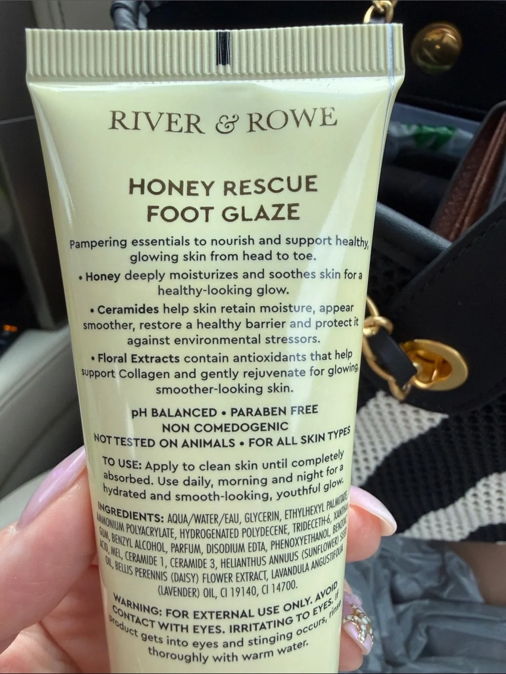River & Rowe Honey Rescue Foot Glaze - Pale Yellow